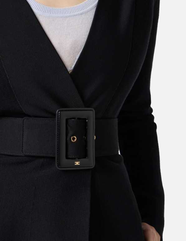 GIACCA IN MAGLIA CON CINTURA