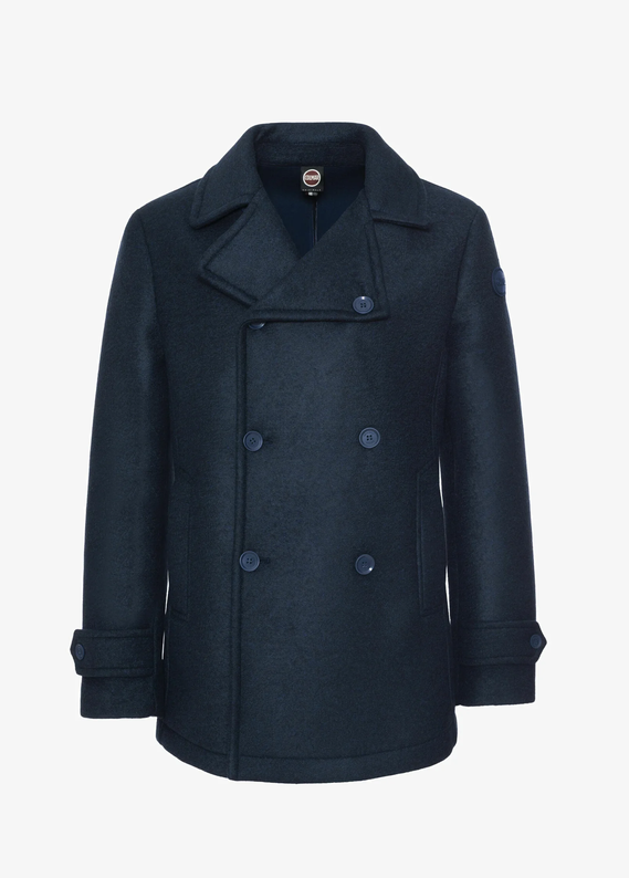 DOUBLE-BREASTED COAT<BR/>