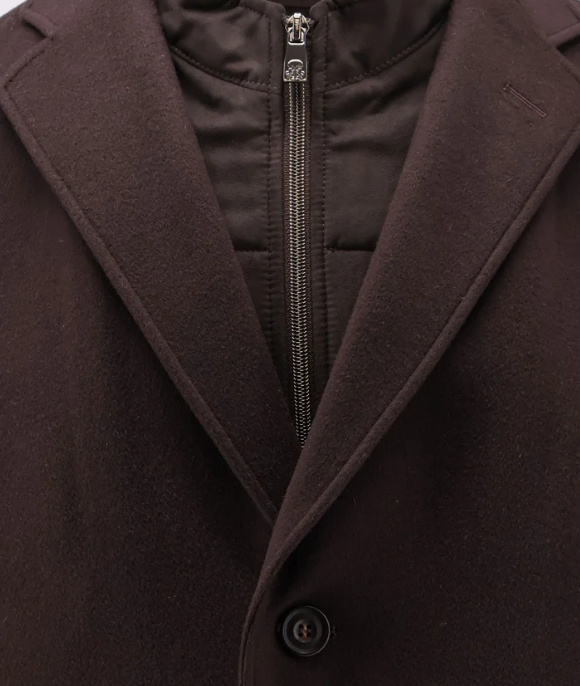 SINGLE-BREASTED COAT