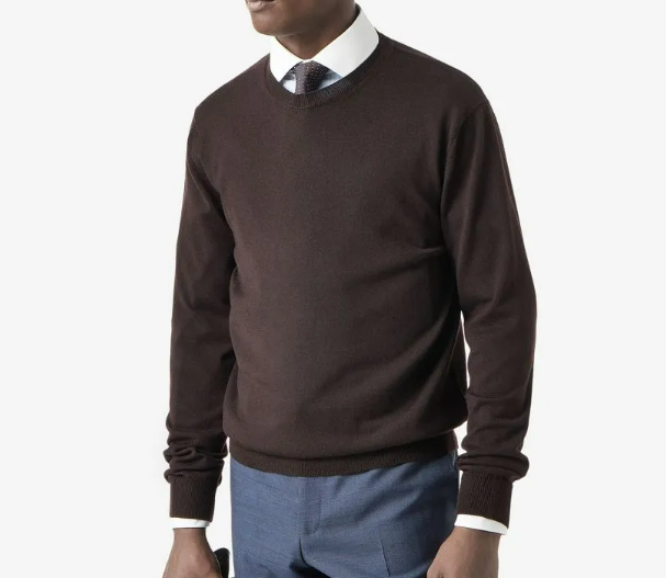 PURE WOOL CREW NECK