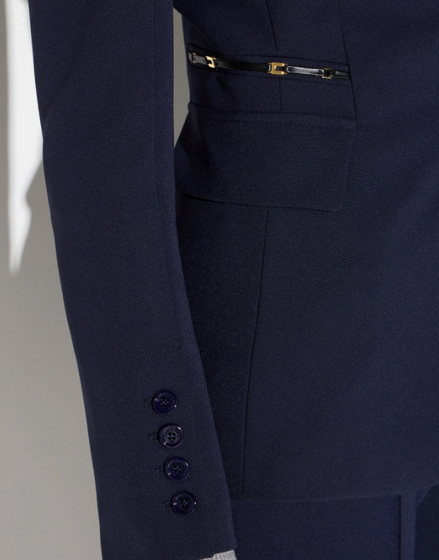 GIACCA IN TESSUTO CREPE STRETCH DOPPIO STRATO
