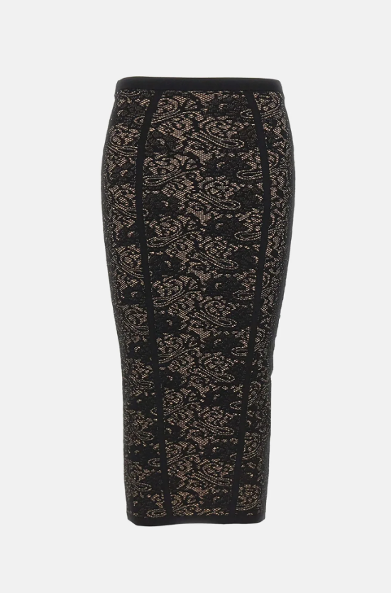 TRICOT JACQUARD SKIRT