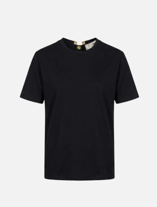 BUTTON-FRONT T-SHIRT