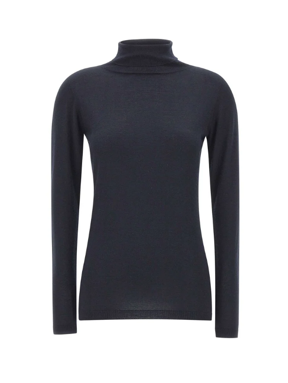 CASHMERE AND SILK TURTLENECK<BR/>