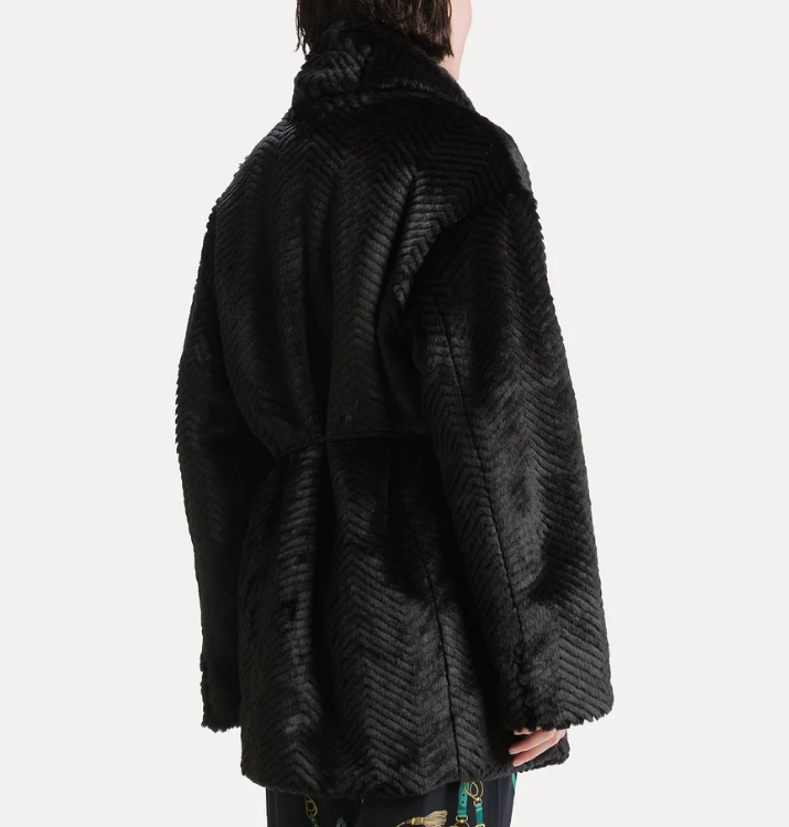 FAUX FUR COAT<BR/>