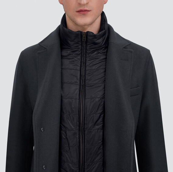 ECOWOLL AND NYLON ULTRALIGHT COAT