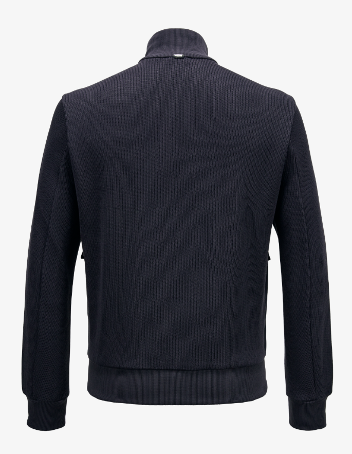 BUTTON-FASTENING PADDED JACKET<BR/>