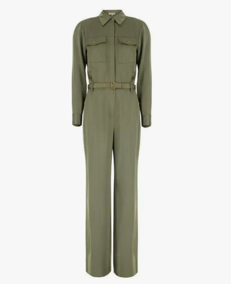 SATIN LS JUMPSUIT