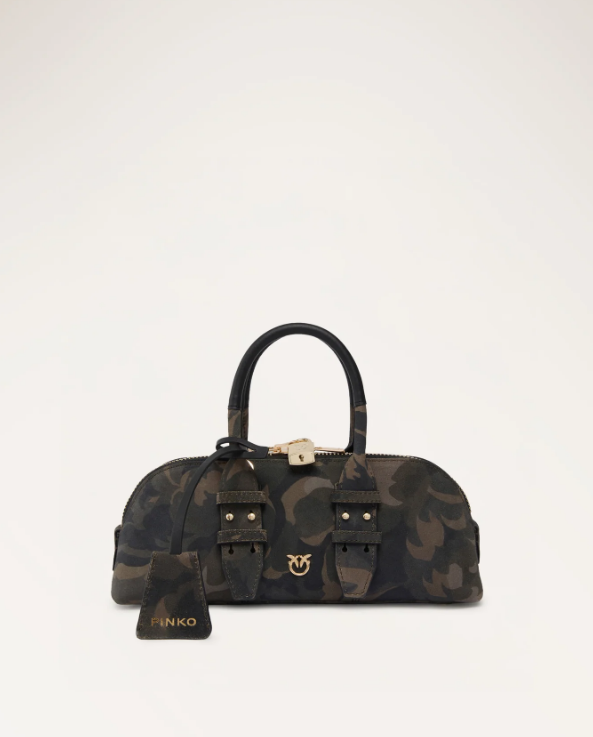 BOWLING BAG HORIZONTAL SUEDE