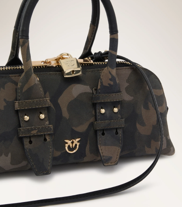 BOWLING BAG HORIZONTAL SUEDE
