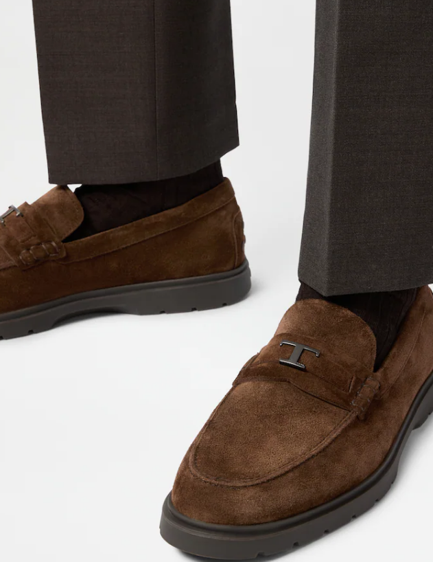 SUEDE LOAFERS