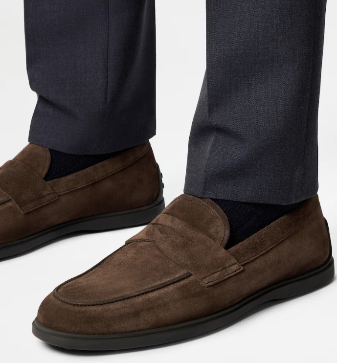 SUEDE LOAFERS