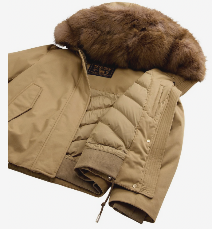 BEST COTTON FAUX FUR SHORT PARKA