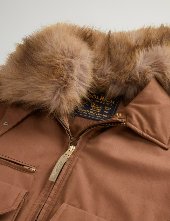 BEST COTTON FAUX FUR BOMBER