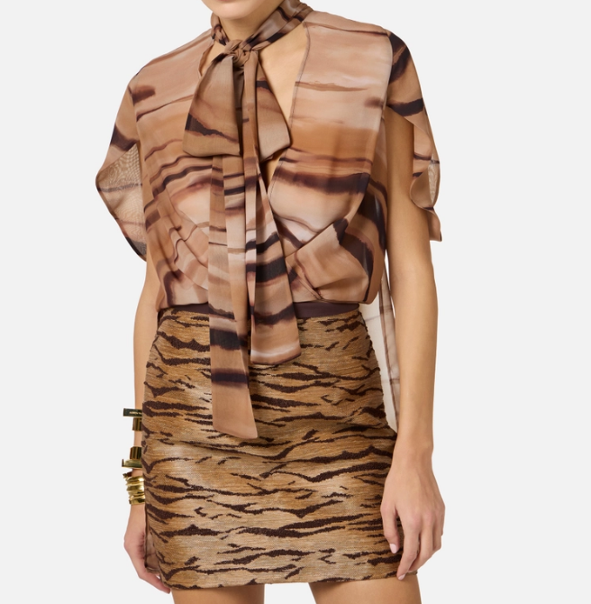 BI-MATERIAL MINI DRESS