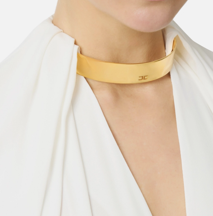 GEORGETTE BLOUSE WITH JEWEL DETAIL