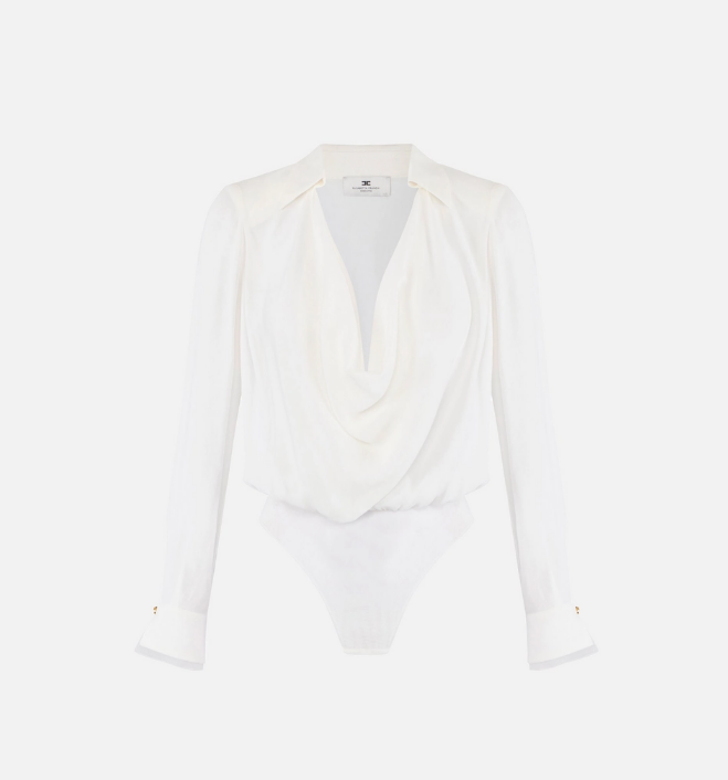 VISCOSE GEORGETTE BODYSUIT