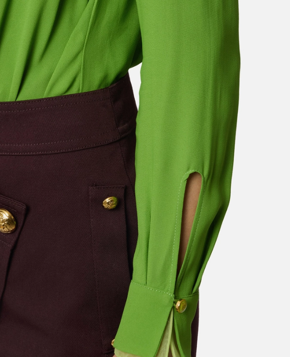 VISCOSE GEORGETTE BODYSUIT