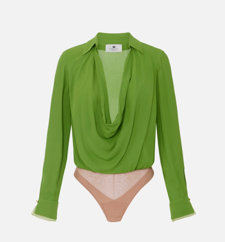VISCOSE GEORGETTE BODYSUIT