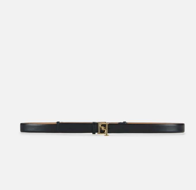 BELT WITH LOGO BUCKLE
