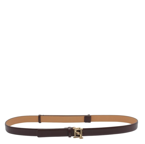 BELT WITH LOGO BUCKLE
