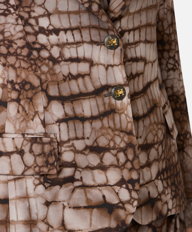 ALLIGATOR PRINT JACKET
