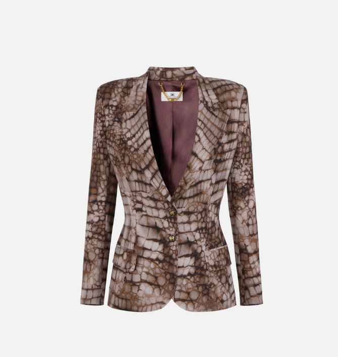 ALLIGATOR PRINT JACKET