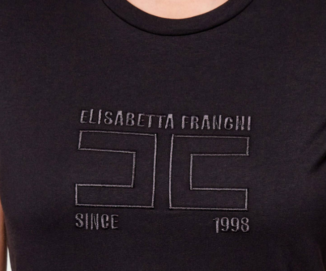T-SHIRT WITH EMBROIDERED LOGO