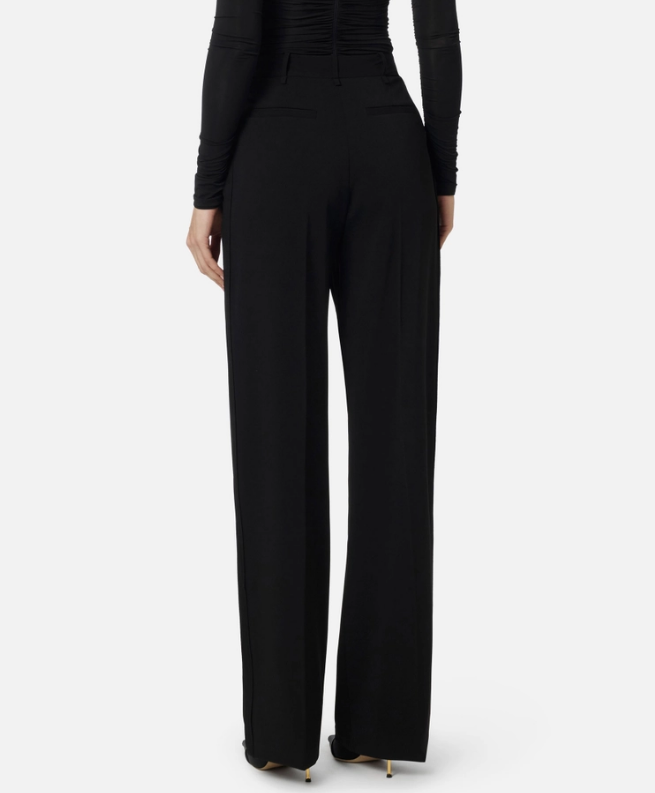 CREPE FABRIC TROUSERS