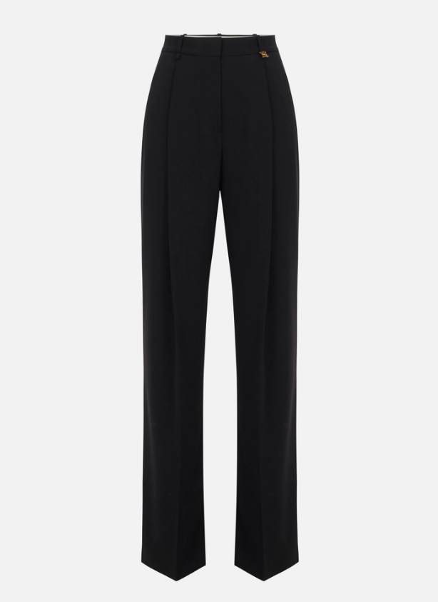 CREPE FABRIC TROUSERS