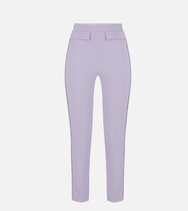 DOUBLE-STRETCH CREPE TROUSERS