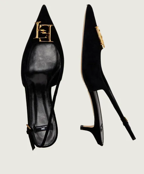 SUEDE SLINGBACK