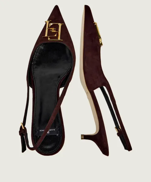 SUEDE SLINGBACK