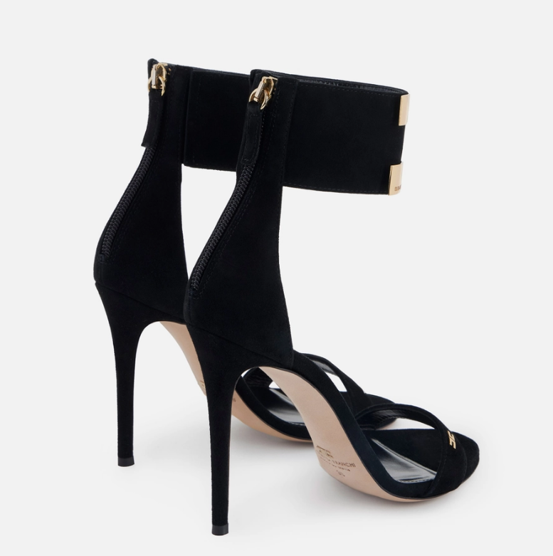 SUEDE SANDALS<BR/>