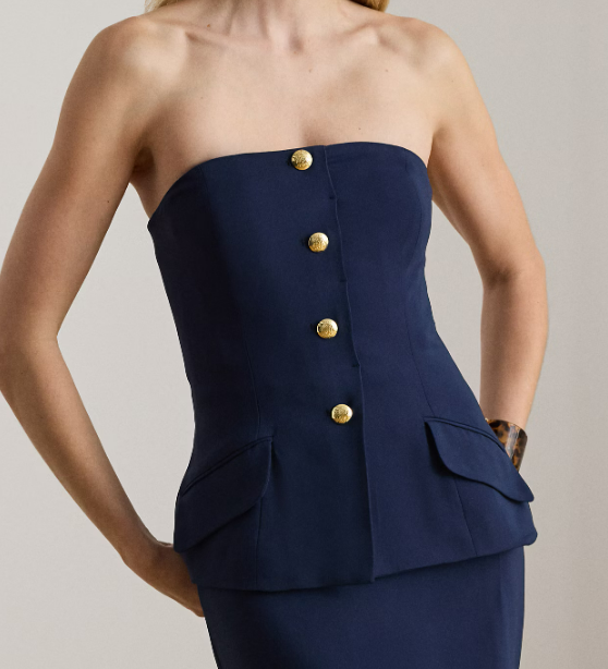 CADY STRETCH LONG DRESS