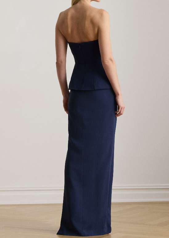 CADY STRETCH LONG DRESS