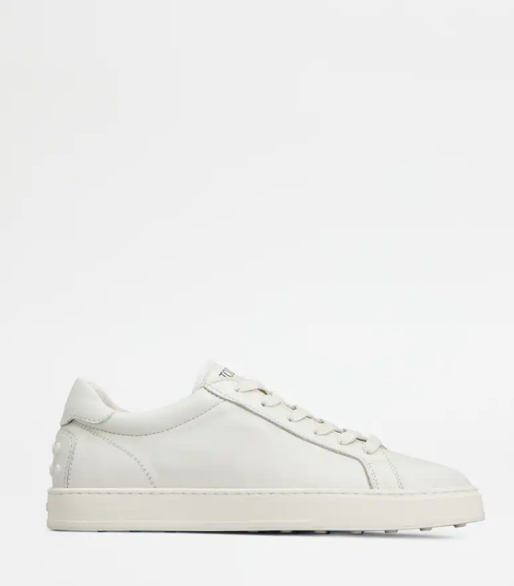 LEATHER SNEAKERS<BR/>