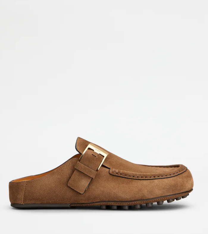 SUEDE MULE