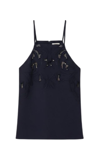 TOP WITH EMBROIDERY