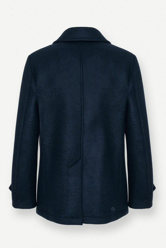 DOUBLE-BREASTED COAT<BR/> 