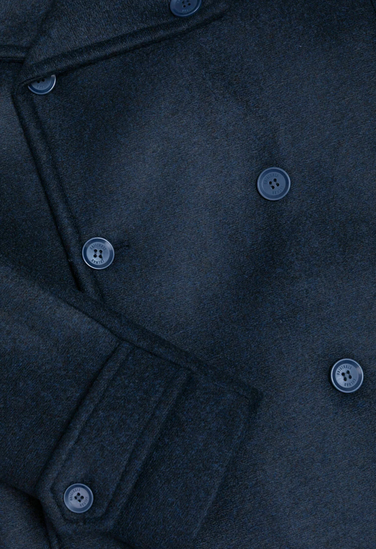 DOUBLE-BREASTED COAT<BR/> 