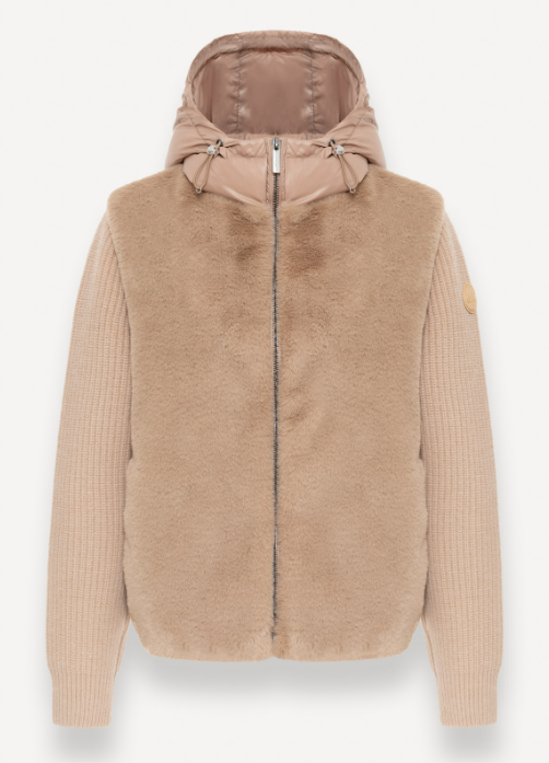 FAUX FUR HYBRID JACKET 