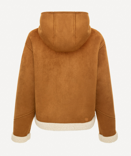 HOODED SHEARLING JACKET 