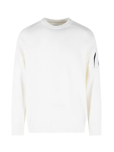 Lambswool Lens Crewneck Sweater 