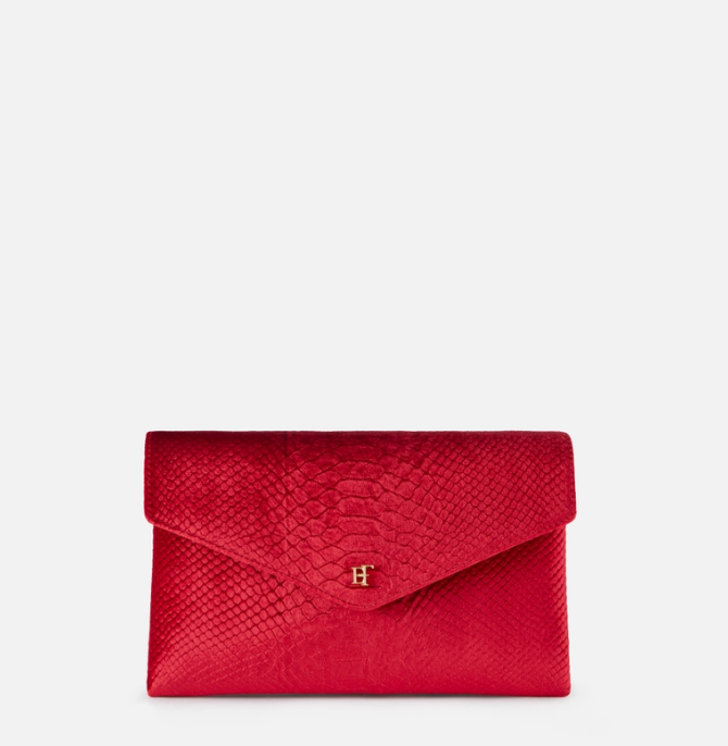 VELVET SHOULDER BAG 