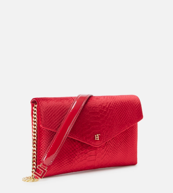 VELVET SHOULDER BAG 