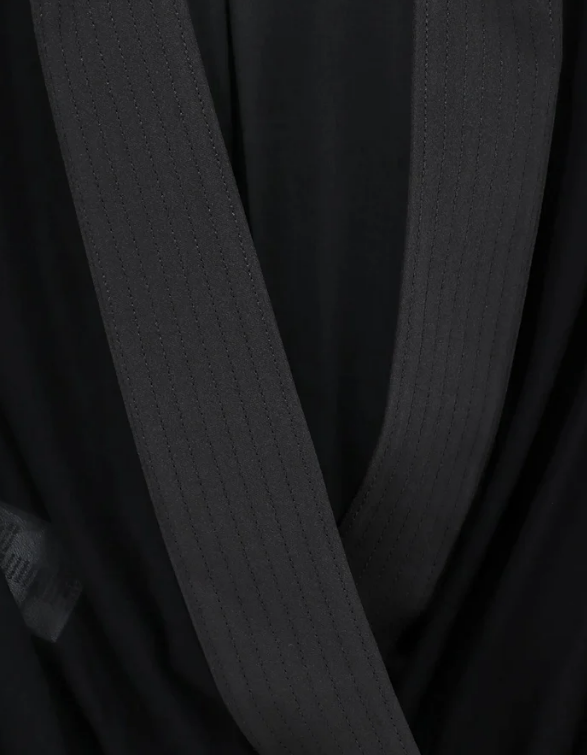 WRAP-STYLE LONG-SLEEVED BODYSUIT 