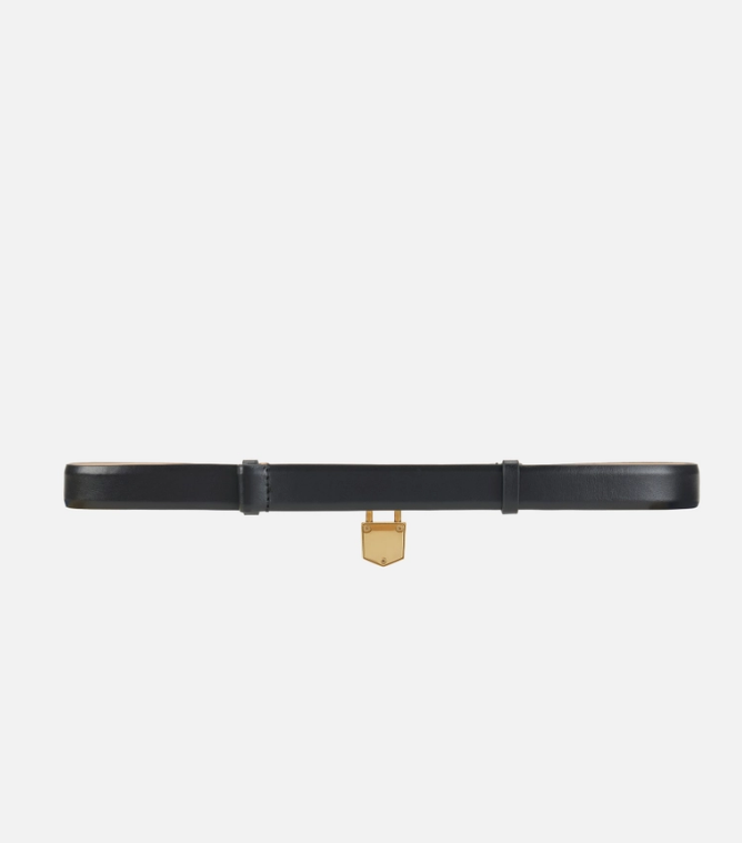 BELT WITH JEWELED PADLOCK 