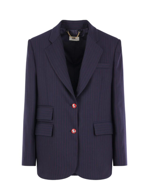 BLAZER CON BOTTONI LOGATI 
