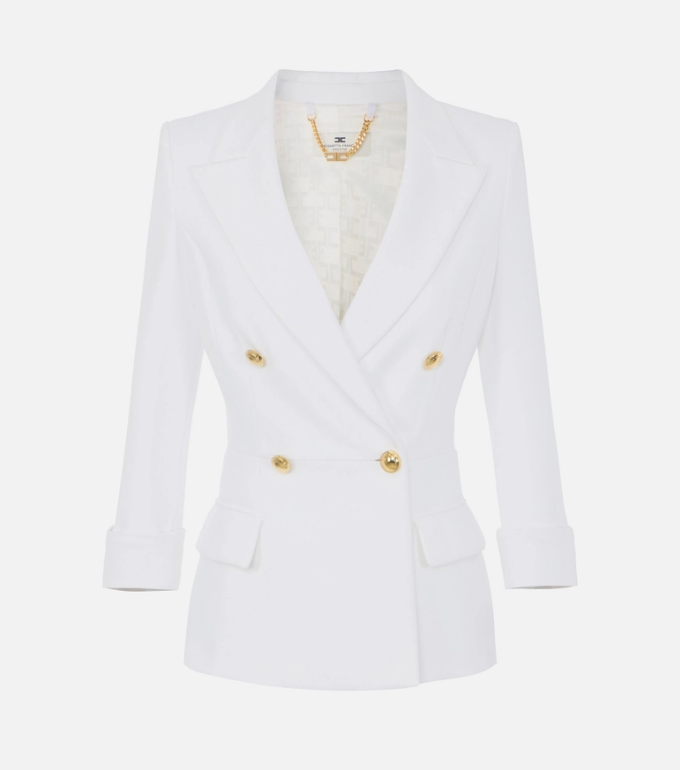 DOUBLE CREPE STRETCH BLAZER 